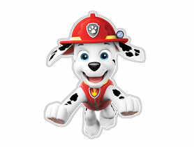 Dekoracja ścienna mała Psi Patrol Marschal VENA