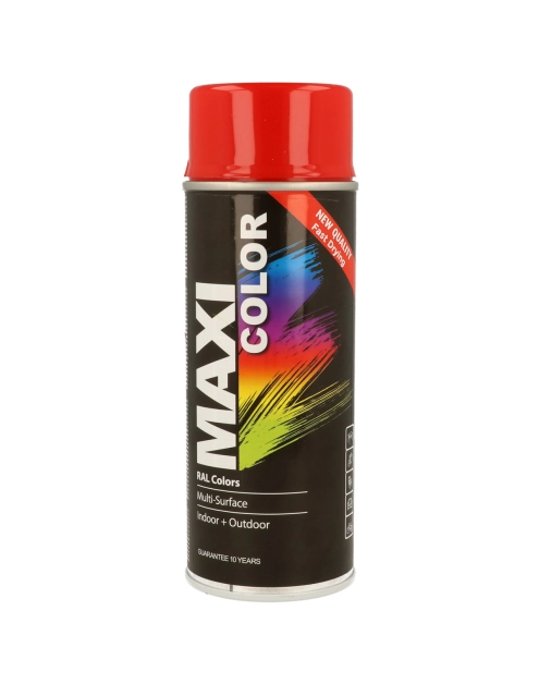 Zdjęcie: Farba w sprayu Maxi Color czerwony połysk EUROPEAN AEROSOLS