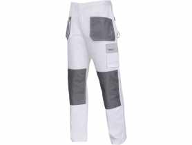 Spodnie biało-szare 100% bawełna, 2L 54, CE, LAHTI PRO