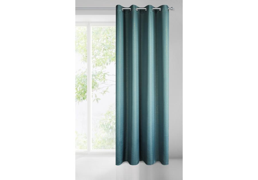 Zdjęcie: Zasłona gotowa Kira 140x250 cm niebieski EUROFIRANY