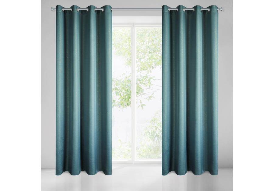 Zdjęcie: Zasłona gotowa Kira 140x250 cm niebieski EUROFIRANY