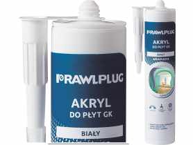 Akryl do płyt G-K biały 300 ml RAWLPLUG
