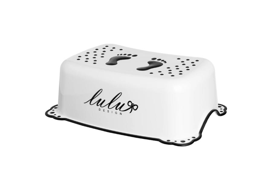Zdjęcie: Podnóżek dla dzieci 2K Lulu Design, biało-czarny NERGIS