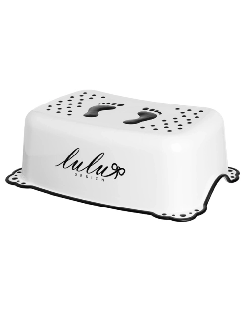 Zdjęcie: Podnóżek dla dzieci 2K Lulu Design, biało-czarny NERGIS