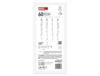 Zdjęcie: Girlanda 60 LED 12x sopel 33 do 39 cm 3,6 m, zimna biel, IP44 EMOS