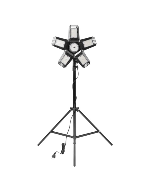 Zdjęcie: Lampa warsztatowa na statywie Rigel LED 55 W 5-skrzydłowa ORNO