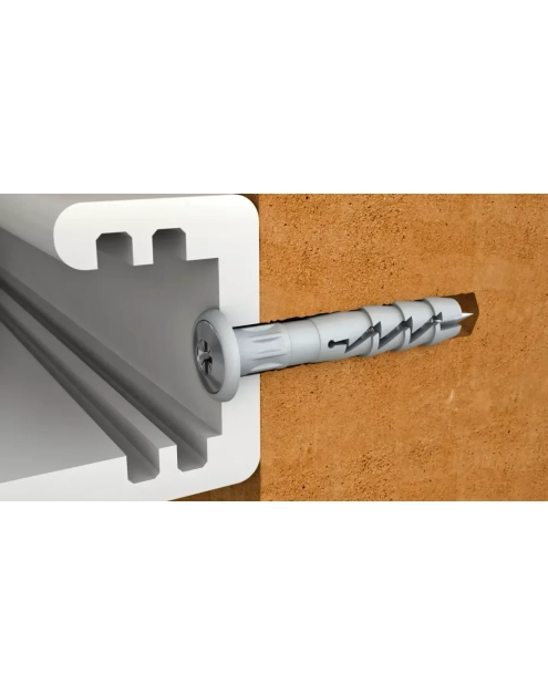 Zdjęcie: Kołek wbijany FX-K szybkiego montażu z kołnierzem 6x40 mm 500 szt. KOELNER