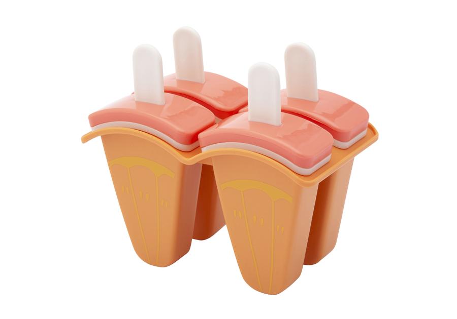 Zdjęcie: Komplet 4 foremek do lodów pomarańcza 13x7x11 cm ALTOM DESIGN