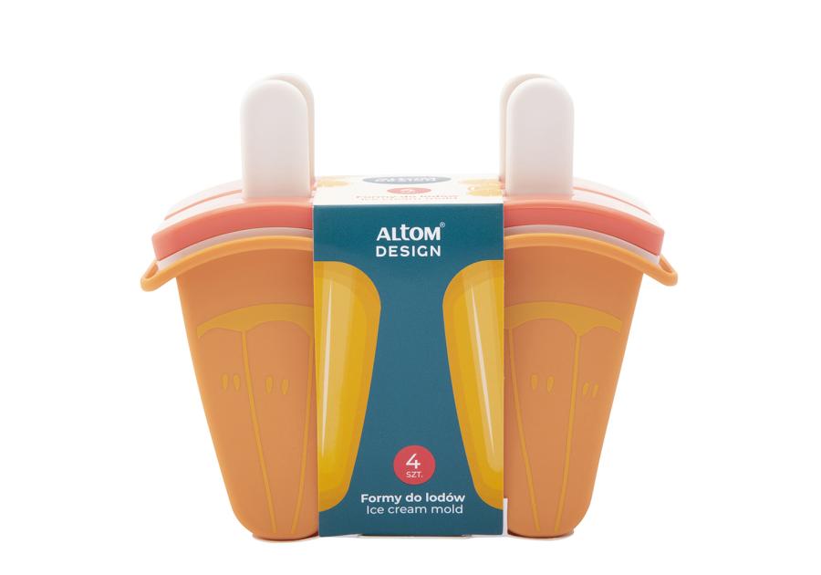 Zdjęcie: Komplet 4 foremek do lodów pomarańcza 13x7x11 cm ALTOM DESIGN