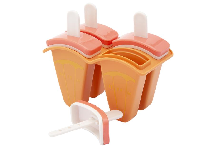 Zdjęcie: Komplet 4 foremek do lodów pomarańcza 13x7x11 cm ALTOM DESIGN