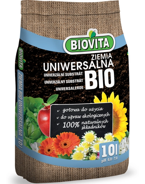 Zdjęcie: Ziemia BIO uniwersalna 10 l BIOVITA