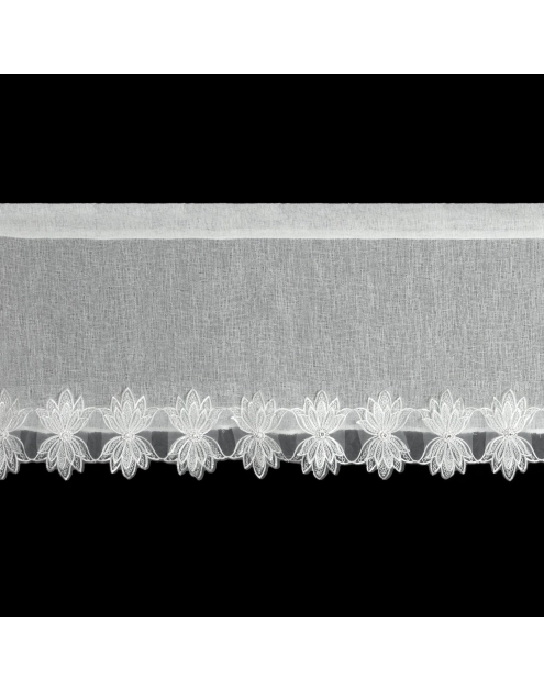 Zdjęcie: Firana gotowa Sophia 150 x 30 cm biały EUROFIRANY