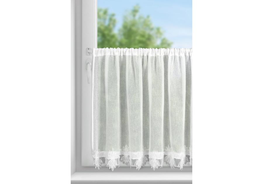 Zdjęcie: Firana gotowa Sophia 150 x 30 cm biały EUROFIRANY