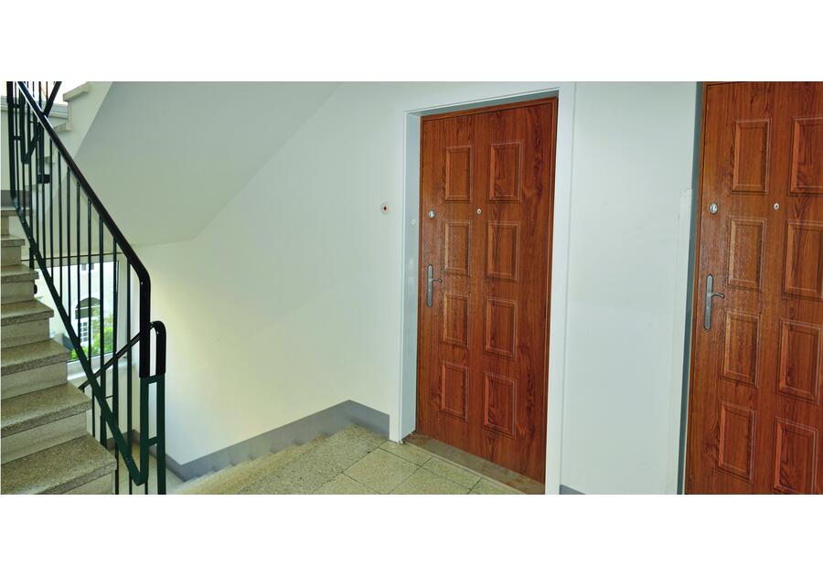 Zdjęcie: Drzwi zewnętrzne 90 cm prawe Bryza złoty dąb S-DOOR