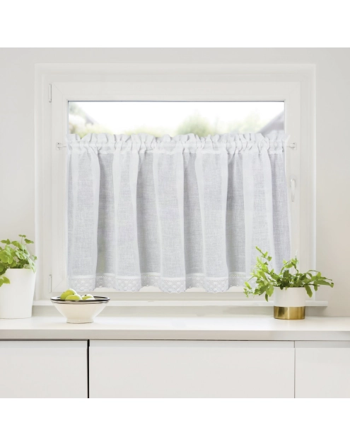 Zdjęcie: Firana gotowa Lisa 150x60 cm biały EUROFIRANY