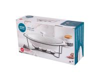 Zdjęcie: Naczynie do zapiekania Regular owalne 1400 ml na pogrzewaczu w kolorze czarnym ALTOM DESIGN