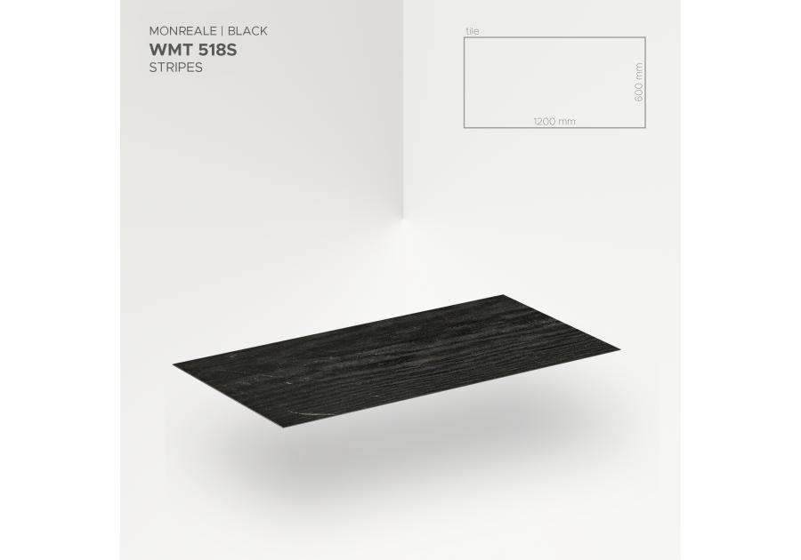Zdjęcie: Panel Tiles Monreale Black WMT 518S 4 mm MODEE