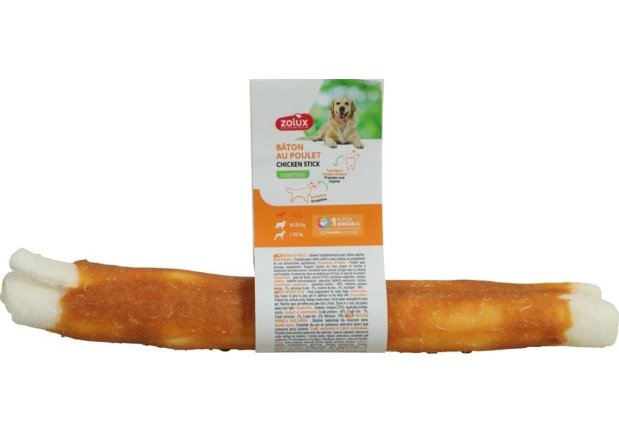 Zdjęcie: Gryzak dla psa pałeczka owinięta kurczakiem 25 cm ZOLUX