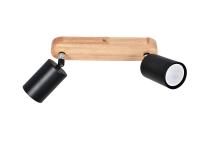 Zdjęcie: Spot Hoba 2 czarny drewno ADRILUX