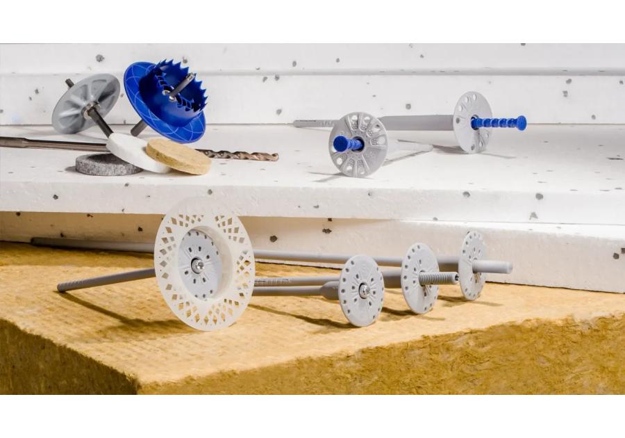 Zdjęcie: Kołnierz dociskowy z perforatorem termoizolacji KCX 55 mm 400 szt. KOELNER