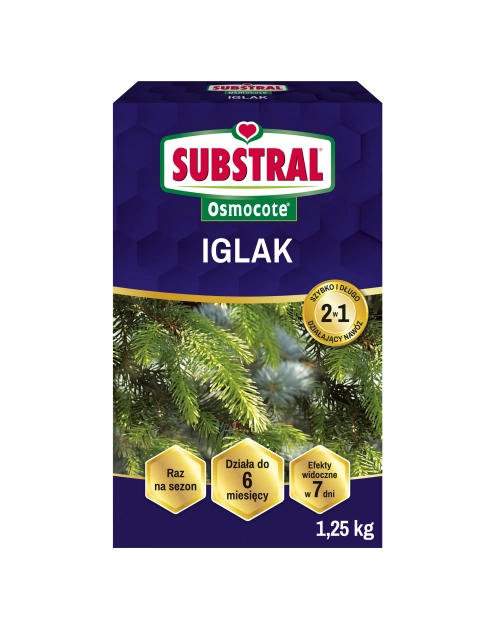 Zdjęcie: Nawóz Osmocote 2w1 Iglak 1,25 kg SUBSTRAL