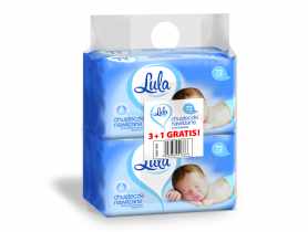 Chusteczki nawilżane z pantenolem 72 szt. 3+1 gratis LULA