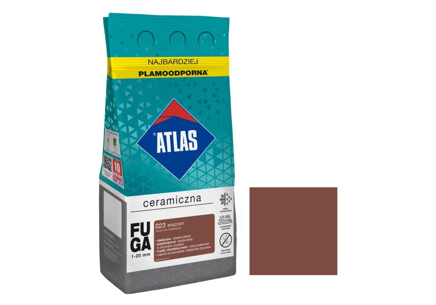Zdjęcie: Fuga ceramiczna 023 brązowy, alubag, 5 kg ATLAS