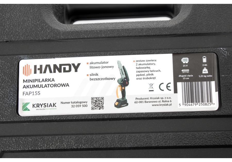 Zdjęcie: Pilarka akumualtorowa Mini z 2 bateriami FAP15S HANDY