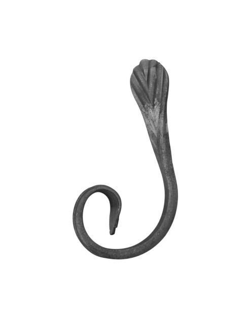 Zdjęcie: Motyw z płaskownika C, zawijany 12x6 mm 120x60 mm lewy METRO