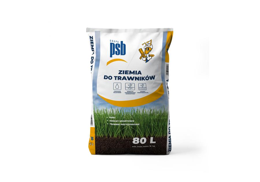 Zdjęcie: Ziemia do trawników 80 L PSB