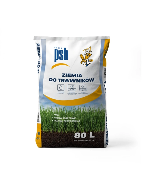 Zdjęcie: Ziemia do trawników 80 L PSB