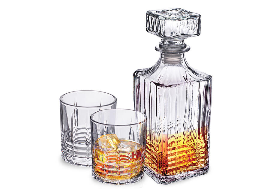 Zdjęcie: Zestaw do Whisky Muscat Karafka 900 ml + 4 szklanki 330 ml ALTOMDESIGN