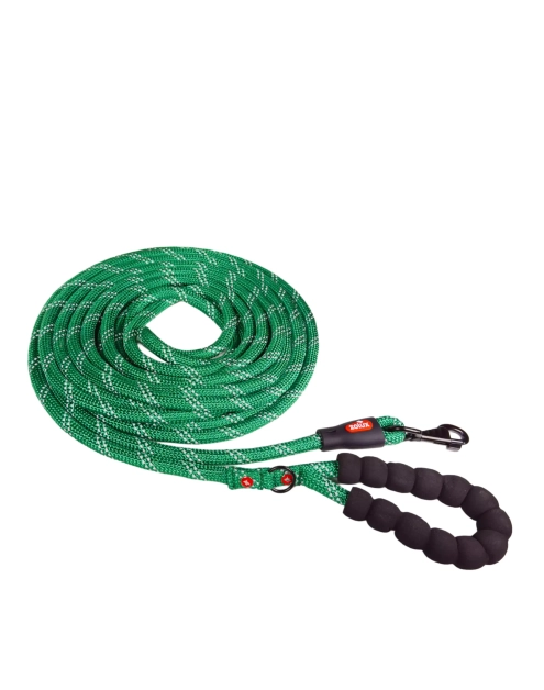 Zdjęcie: Smycz sznurowa dla psa 6 m x 13 mm zielona ZOLUX