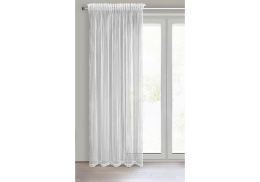 Zdjęcie: Firana gotowa Noelia na taśmie 140x270 cm biały EUROFIRANY
