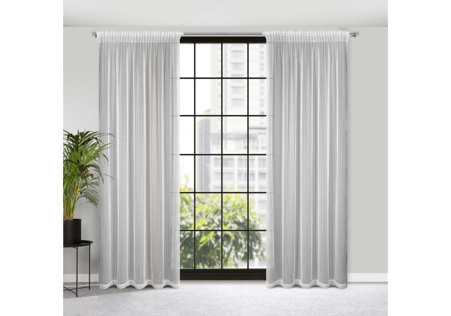 Zdjęcie: Firana gotowa Noelia na taśmie 140x270 cm biały EUROFIRANY