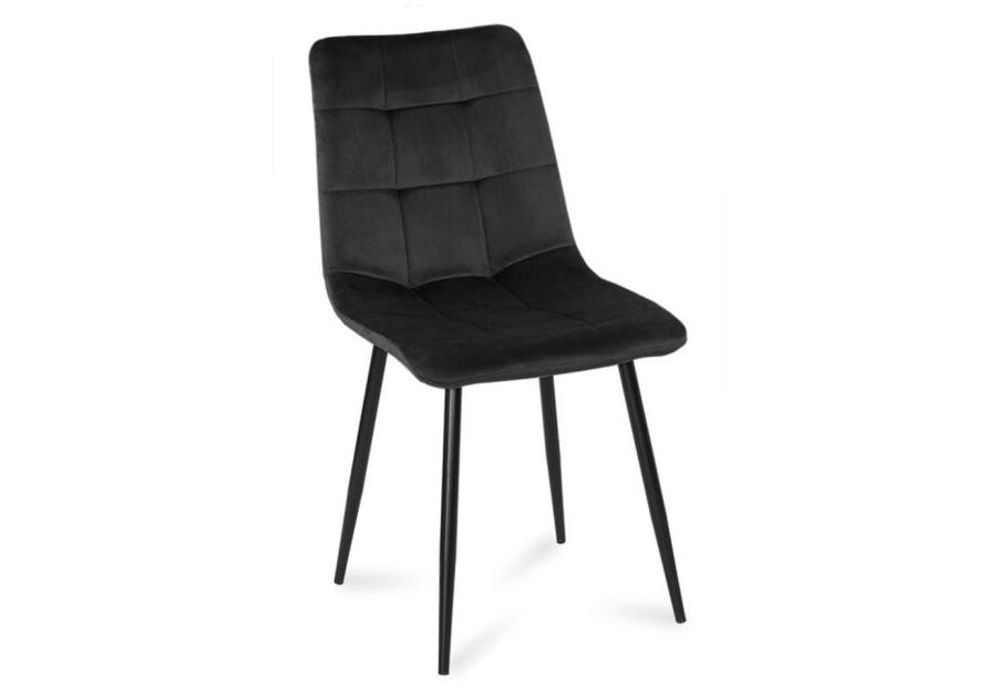 Zdjęcie: Krzesło tapicerowane Diana czarne TS INTERIOR