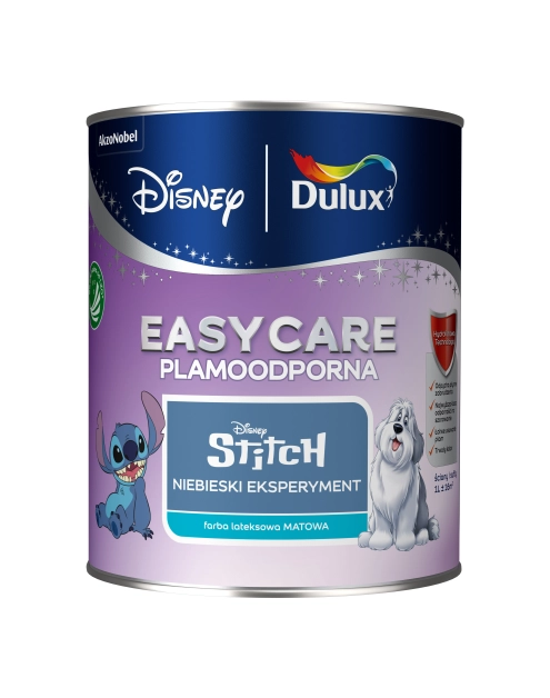 Zdjęcie: Farba lateksowa 1 L niebieski eksperyment matowa EASYCARE DISNEY