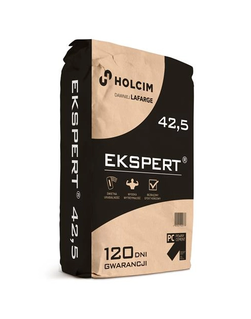 Zdjęcie: Cement Ekspert - CEM II/B-V 42,5 R - 25 kg Małogoszcz HOLCIM