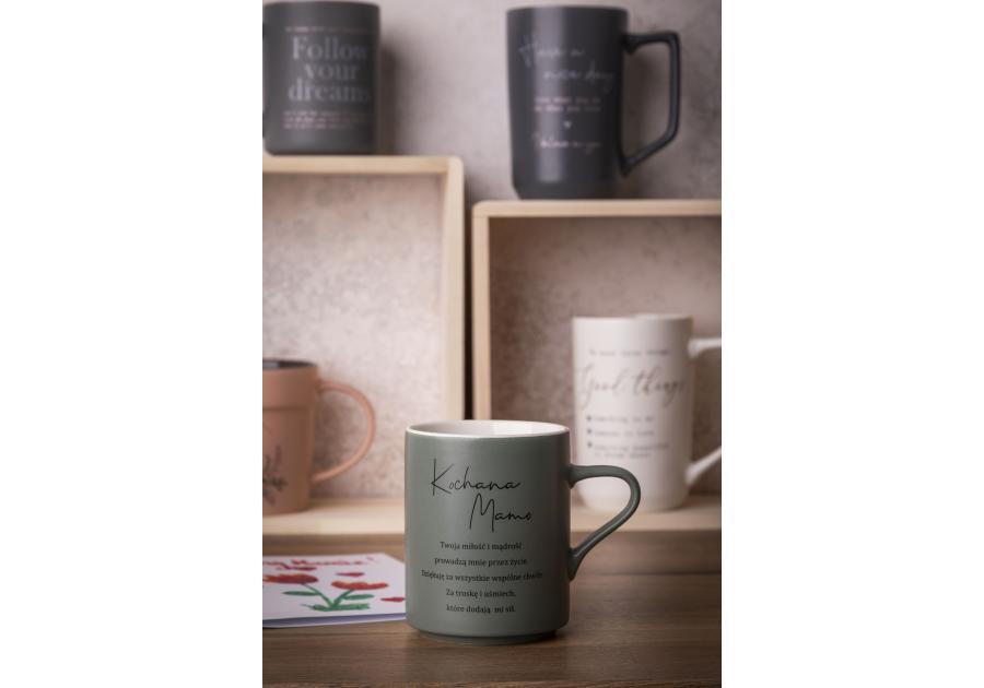 Zdjęcie: Kubek prosty 400 ml kochana mamo dekoracja B ALTOM DESIGN