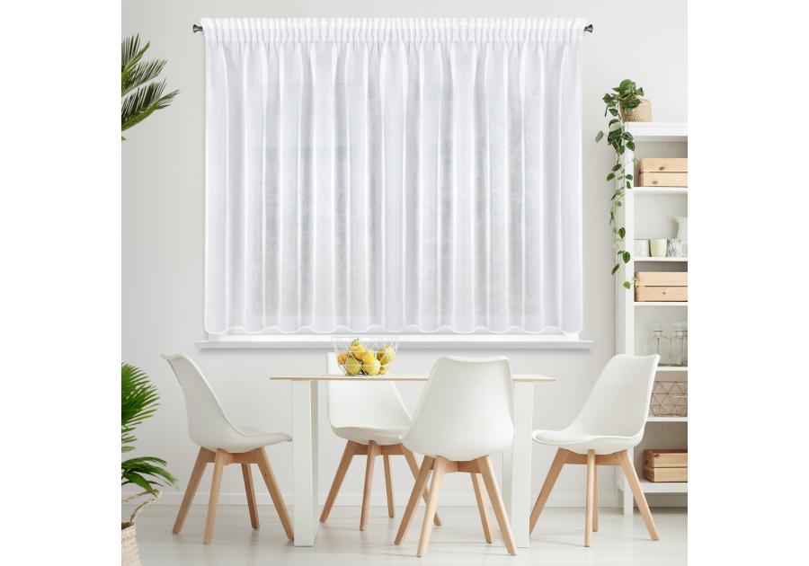 Zdjęcie: Firana gotowa Mirea na taśmie 350 x 150 cm biały EUROFIRANY