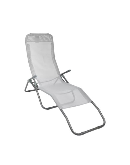 Zdjęcie: Leżak ogrodowy Bliss szary AMR IMPEX