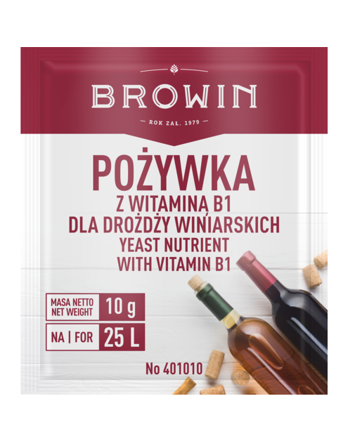 Zdjęcie: Pożywka do wina z witaminą B1 BROWIN