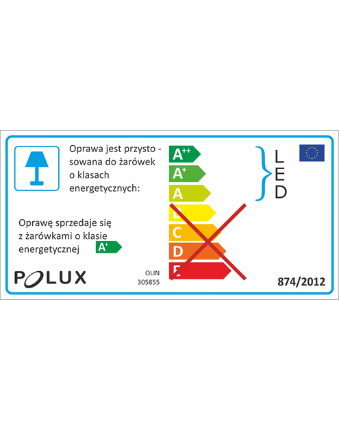 Zdjęcie: Oprawki ruchome LED Olin stal 3in1 kwadrat nikiel 3pak POLUX