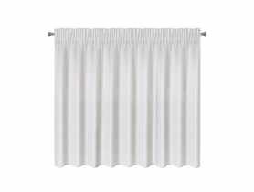 Firana gotowa Sibel na taśmie 300x150 cm biała EUROFIRANY
