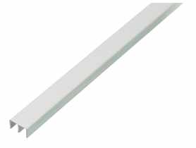 Profil prowadzacy górny PVC biały 2000x6,5x10x16 mm ALBERTS