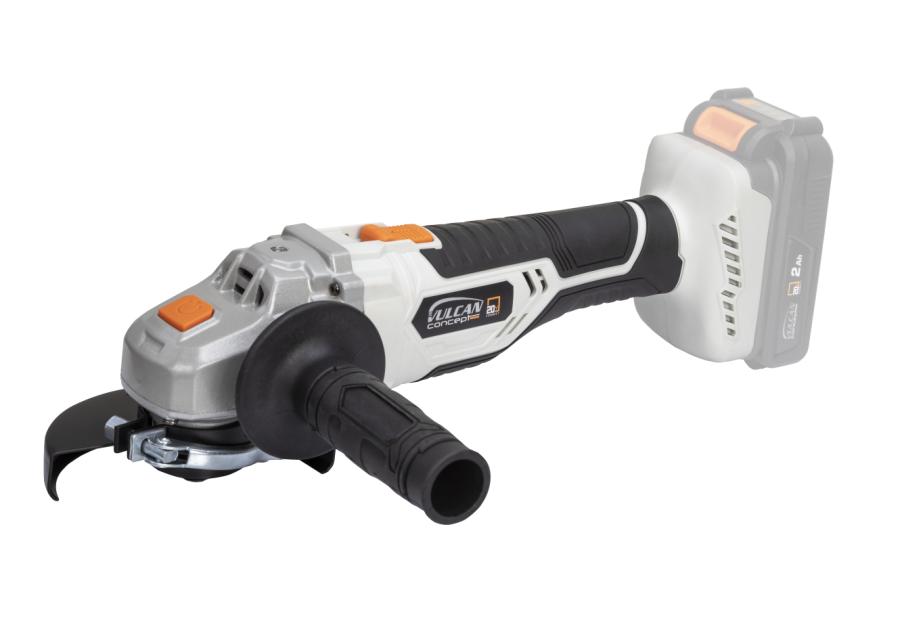 Zdjęcie: Szlifierka kątowa 115mm. bez aku/ład. connec 20V, VULCAN