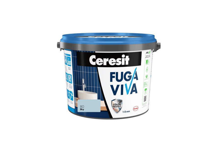 Zdjęcie: Fuga Viva elastyczna cementowa 1-8 mm sky 2 kg CERESIT