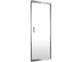 Drzwi prysznicowe wnękowe 90 cm - uchylne Flex chrom DEANTE