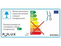 Zdjęcie: Oprawki ruchome LED Olin stal 3in1 kwadrat czarne perłowe 3pak POLUX