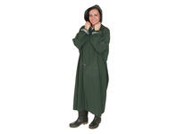 Zdjęcie: Płaszcz przeciwdeszczowy z kapturem zielony 2XL LAHTI PRO